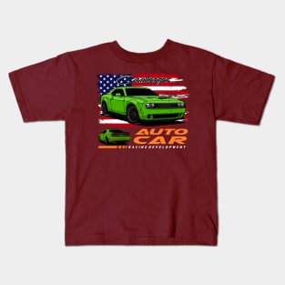 Dodge Challenger SRT Hellcat Kids T-Shirt